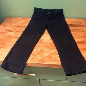 Wonder Nation Boys 8R black pants, w/pockets & adjustable waistband, EUC